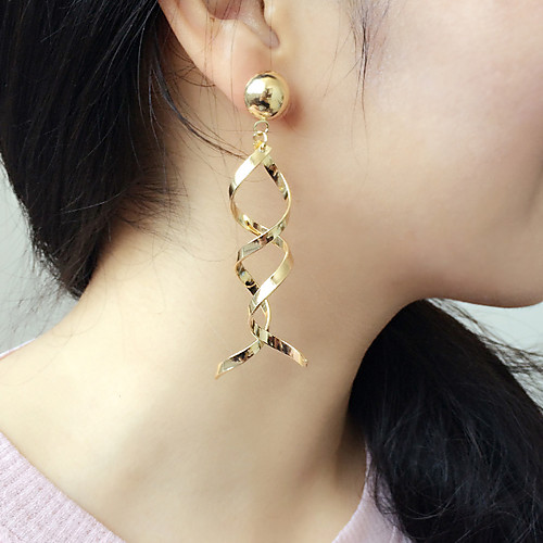 

Women's Drop Earrings Hoop Earrings Earrings Chandelier Holiday Fashion Birthday Stylish Luxury Punk Trendy Cool Earrings Jewelry Gold For Birthday Street Gift Engagement Date 1 Pair