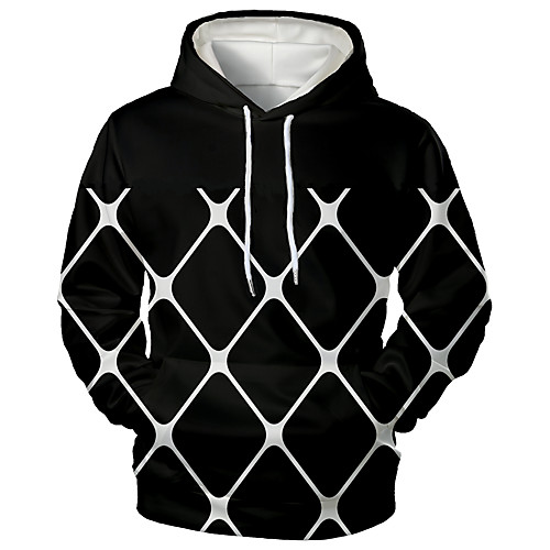 

Men's Pullover Hoodie Sweatshirt Graphic 3D Hooded Daily 3D Print 3D Print Hoodies Sweatshirts Long Sleeve Black