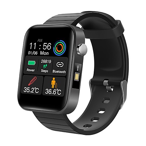 

T68 Smartwatch Fitness Running Watch Bluetooth ECGPPG Pedometer Call Reminder Waterproof Touch Screen Heart Rate Monitor IP 67 40mm Watch Case for Android iOS Men Women / Blood Pressure Measurement