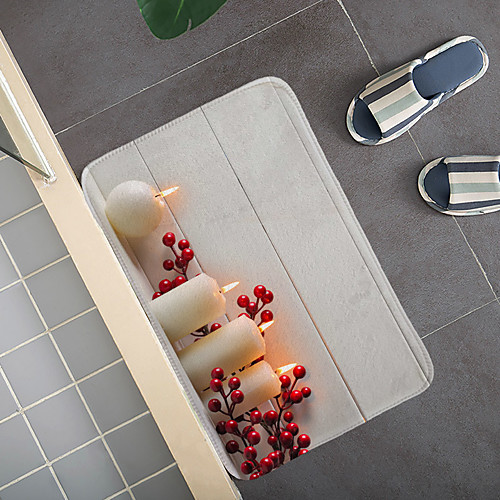 

Bathroom Bath Mats Creative Absorbent Bathroom Rug Coral Velve New Design