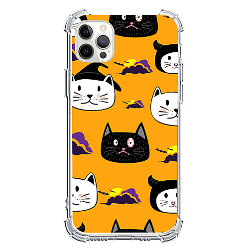

Cartoon Cat Phone Case For Apple iPhone 12 iPhone 11 iPhone 12 Pro Max Unique Design Protective Case Shockproof Back Cover TPU