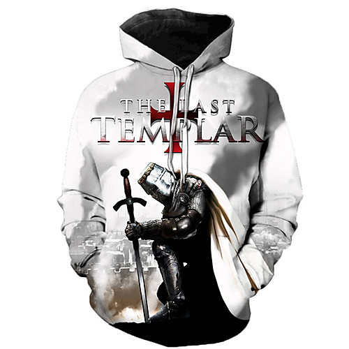 

Inspired by The Last Templar Knights Templar Cosplay Costume Hoodie Terylene Graphic Printing Harajuku Graphic Hoodie For Women's / Men's
