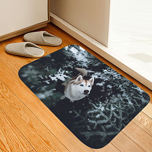 

Cedar Forest Erha Digital Printing Floor Mat Modern Bath Mats Nonwoven / Memory Foam Novelty Bathroom