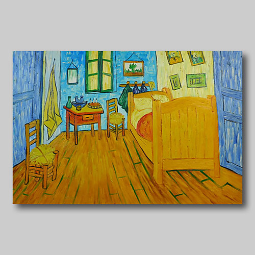 

Oil Painting Hand Painted Horizontal Abstract Abstract Landscape Comtemporary Modern Stretched Canvas