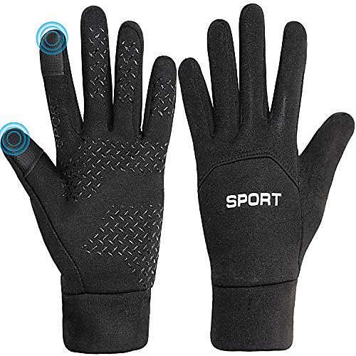 

Winter Gloves Running Gloves Full Finger Gloves Anti-Slip Touch Screen Thermal Warm Women's Men's Skiing Hiking Running Cycling Texting Winter / Lightweight