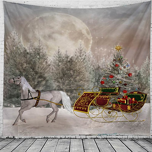 

Christmas / Classic Theme Wall Decor 100% Polyester Classic / Fantasy Wall Art, 150100 cm Decoration