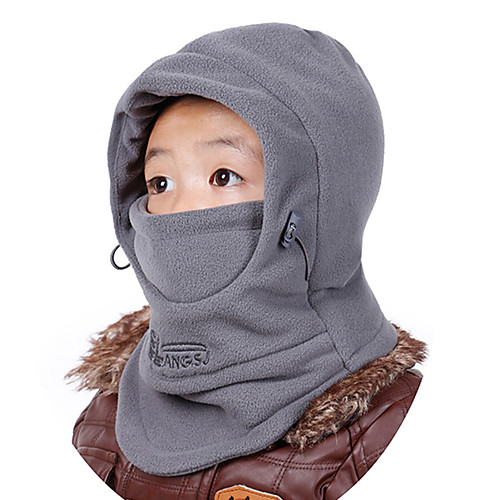 

Boys' Girls' Hiking Cap Ski Hat Beanie Hat 1 PCS Winter Outdoor Thermal Windproof Breathable Warm Skull Cap Beanie Solid Color Woolen Cloth Dark Brown Dark Grey Dark purple for Fishing Climbing