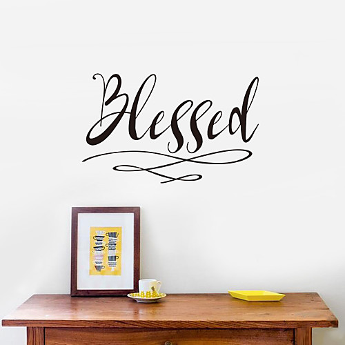 

Blessed Generation Carved English Proverbs Home Furnishing Background Sticker 5333CM
