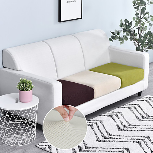 

1 Piece High Stretch Seat Cushion Cover Sofa Cushion Furniture Protector for Sofa Seat Sofa Slipcover Sofa Cover Soft Flexibility with Elastic Bottom