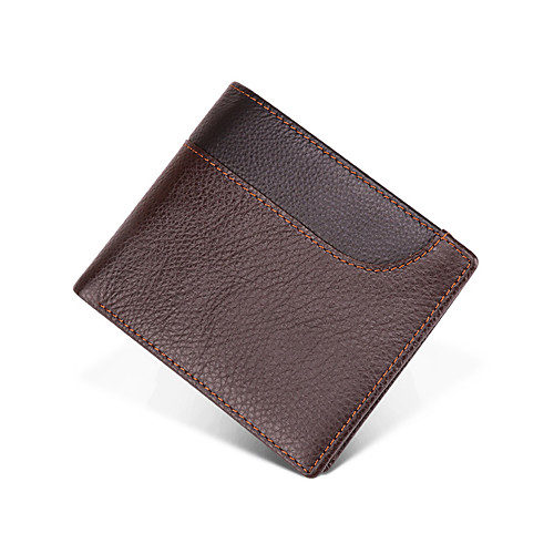 

Travel Wallet Document Organizer Card Holder Anti-theft RFID Blocking Everyday Use Security Genuine Leather Classic Vintage Gift For Women's Men's 1011.51.5 cm