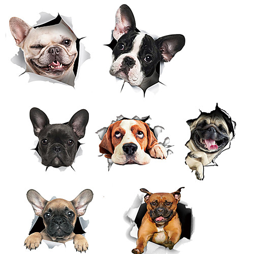 

1# / 2# / 3# Car Stickers Individuality Door Stickers / Full Car Stickers Animal 3D Stickers