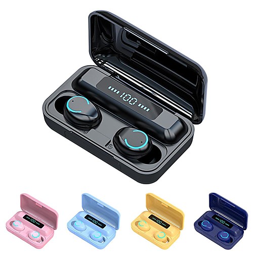 

F9-9 Wireless Earbuds TWS Headphones True Wireless Bluetooth5.0 Stereo with Volume Control with Charging Box Mobile Power for Smartphones Smart Touch Control for Mobile Phone