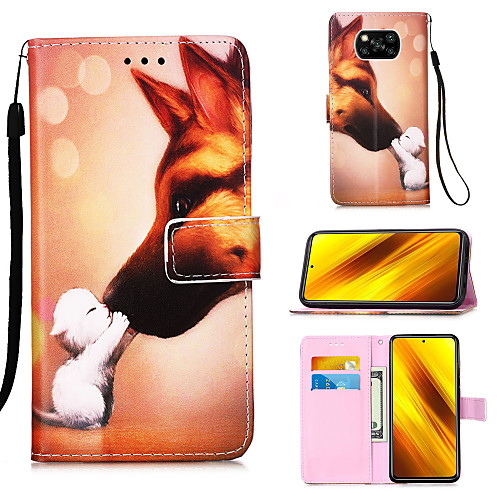 

Case For Xiaomi Poco X3 NFC / Redmi K20 Pro / Redmi K20 / Mi 10 Lite 5G / Mi 10 Youth 5G Card Holder Flip Magnetic Full Body Cases Animal PU Leather