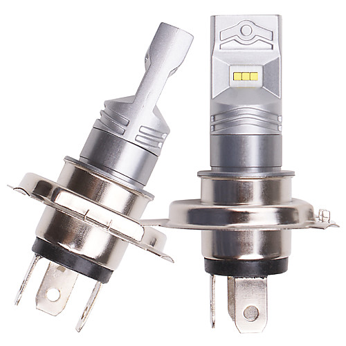 

OTOLAMPARA 2 Units 55W 6000K White Car Foglight Bulb H4 High Quality ZES LED All in One Design Powerful Heat Dissipation Capacity Plug and Play 100% Car/Motorcycle Suitable CAN-bus LED Bulb PK43T