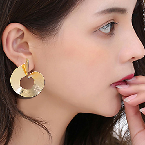 

Women's Stud Earrings Hoop Earrings Earrings Geometrical Fashion Birthday Precious Stylish Luxury Elegant Punk Trendy Earrings Jewelry Gold For Christmas Street Sport Gift Festival 1 Pair
