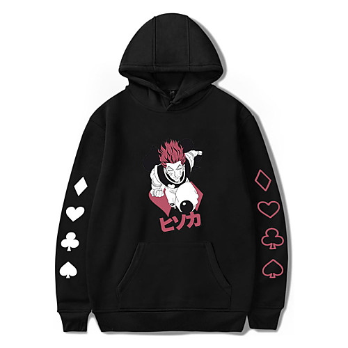 

Inspired by Hunter X Hunter Hisoka Hoodie Anime Polyester / Cotton Blend Graphic Prints Printing Harajuku Graphic Hoodie For Women's / Men's