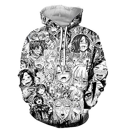 

Inspired by Ahegao Ahegao Cosplay Costume Hoodie Terylene 3D Printing Harajuku Graphic Hoodie For Women's / Men's