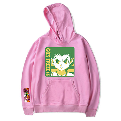 

Inspired by Hunter X Hunter Gon Freecss Hoodie Anime Polyester / Cotton Blend Graphic Prints Printing Harajuku Graphic Hoodie For Women's / Men's