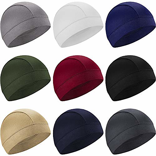 

1 pieces cooling skull caps helmet liner beanie cap sweat wicking cycling hat for men and women