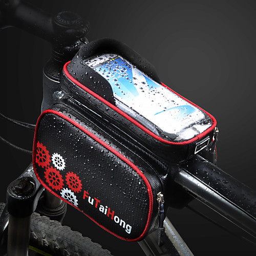 

Cell Phone Bag Bike Frame Bag Top Tube 6.2 inch Cycling for Cycling Similar Size Phones Blue / Black Black-Red Cycling / Bike Bike / Cycling Recreational Cycling