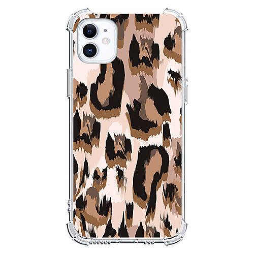 

Leopard Print Phone Case For Apple iPhone 12 iPhone 11 iPhone 12 Pro Max Unique Design Protective Case Shockproof Back Cover TPU