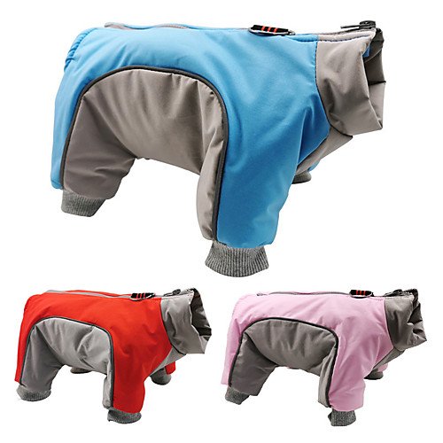 

Dog Jacket Fleece Vest Solid Colored Classic Style Casual / Daily Outdoor Winter Dog Clothes Puppy Clothes Dog Outfits Breathable Red Blue Pink Costume for Girl and Boy Dog Cotton XS S M L XL XXL