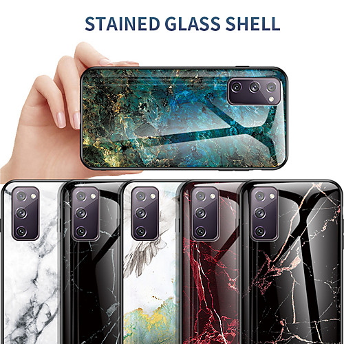 

Phone Case For Samsung Galaxy Back Cover Note 20 Ultra Note 20 Shockproof Marble TPU