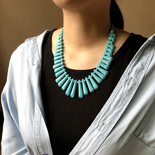 

Women's Jewelry Set Beads Joy Believe Peace Stylish Luxury Unique Design Vintage Boho Earrings Jewelry Blue For Christmas Halloween Anniversary Party Evening Formal 3pcs