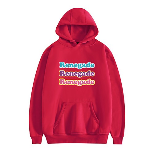 

Inspired by Cosplay Addison Rae Hoodie Anime Polyester / Cotton Blend Graphic Prints Printing Harajuku Graphic Hoodie For Women's / Men's