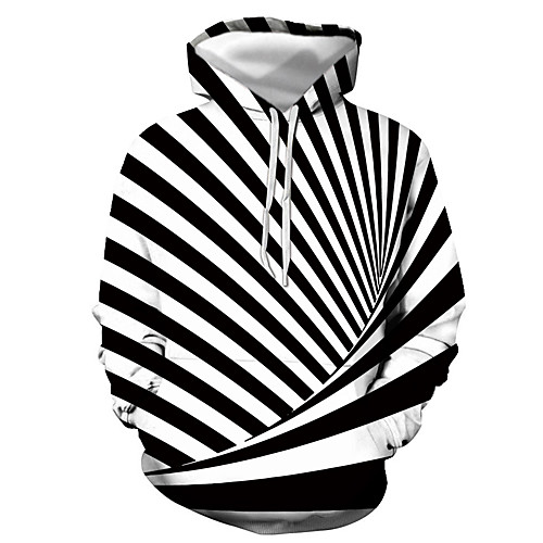 

Men's Pullover Hoodie Sweatshirt Graphic Hooded Daily Weekend 3D Print Casual Hoodies Sweatshirts Long Sleeve White