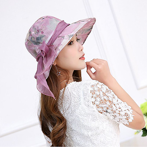 

Women's Sun Hat Sports & Outdoor Floral Hat / Basic / Lace / Summer