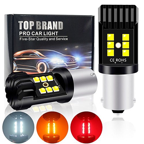 

2PCS P21W Led Ba15s 1156 Signal Lamp 1157 Led Bay15d P21/5w Bulb NEW 3030SMD 12LED Canbus Turn Brake Backup Light 12V