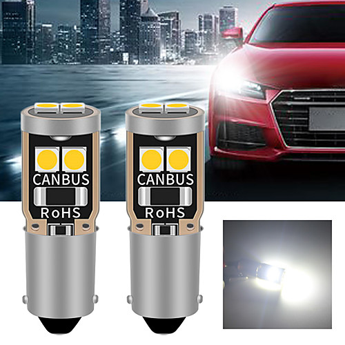 

10PCS Car LED BA9S LED Canbus car interior light 6 SMD 3030 LED Instrument Lights bulb Wedge light no error 12V