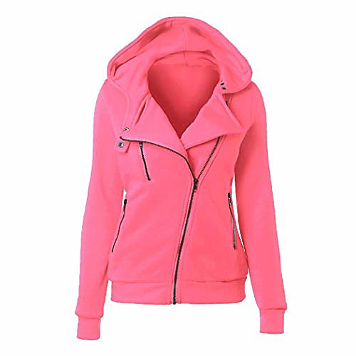 

Women's Sporty Polyester Coat Tops White