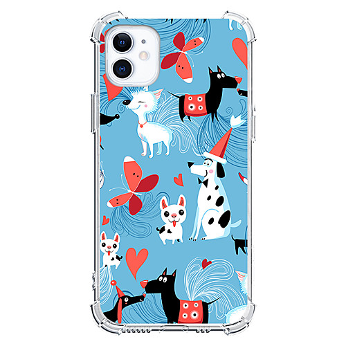 

Dog Phone Case For Apple iPhone 12 iPhone 11 iPhone 12 Pro Max Unique Design Protective Case Shockproof Back Cover TPU