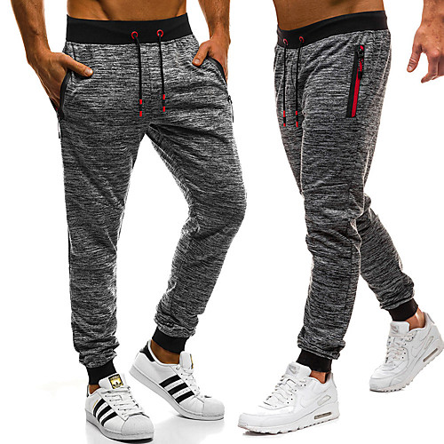 

workout pants men tapered track running pants sweatpants joggers for men slim gray