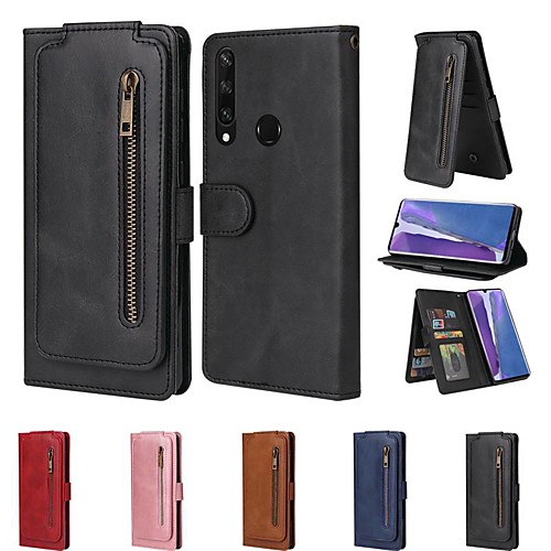 

Case For Samsung Galaxy S20 FE Wallet Card Holder with Stand Full Body Cases Solid Colored PU Leather Galaxy Note 20 Ultra Note 10 Plus S10E A21S A31 M31 A51 A71 A81 A91