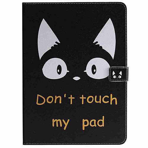 

Case For Apple iPad Pro (2020) 11'' iPad 7 (2019) 10.2'' iPad Air 3 (2019) 10.5'' Wallet Card Holder with Stand Full Body Cases Cat Ears PU Leather TPU for iPad 5 (2017) 9.7'' iPad 6 (2018) 9.7