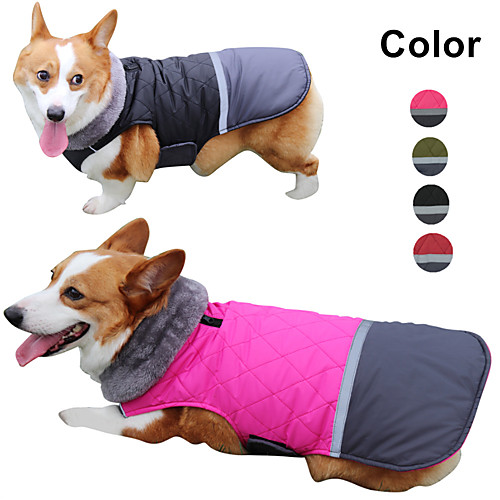 

dog jacket winter coats for dogs sweater for cold weather coat for small medium large dogs,black