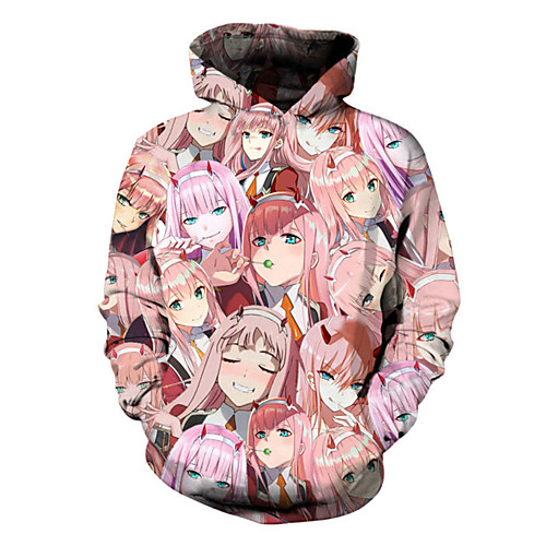 

Inspired by Ahegao Ahegao Cosplay Costume Hoodie Terylene 3D Printing Harajuku Graphic Hoodie For Women's / Men's