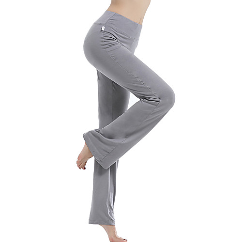 

Women's High Waist Yoga Pants Breathable Pink Black Purple Fitness Gym Workout Pilates Winter Sports Activewear Stretchy