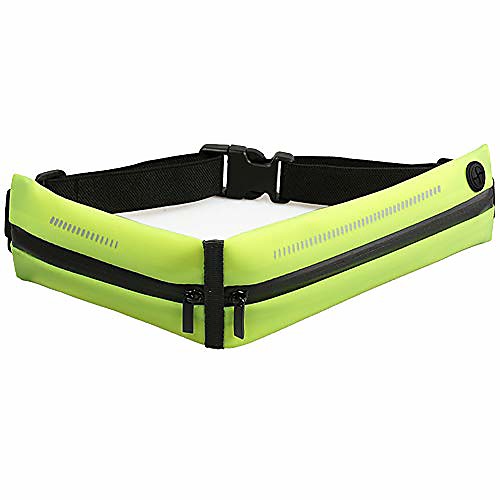 

waterproof running belt for phone - no bouncing men and women waist packs for running,yoga,gyms, outdoor activities (purple)