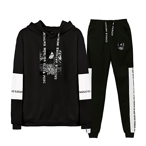 

Inspired by Naruto Cosplay Akatsuki Uchiha Pants Outfits Polyester / Cotton Blend Print Printing Harajuku Graphic Pants For Women's / Men's / Hoodie / Hoodie