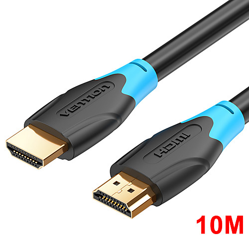 

Vention HDMI-compatible Cable HDMI-compatible 2.0 Cable 4K 60Hz HDMI-compatible to HDMI-compatible Extender Cable for Switch PS4 Television TV Box Video Audio Cable HDMI-compatible 10m