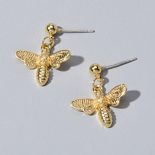

Women's Drop Earrings Dangle Earrings Bee Sweet Earrings Jewelry Gold For Date Festival