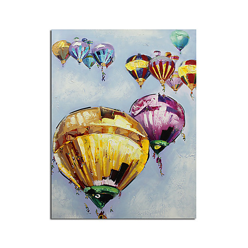 

Abstract Hot Air Balloon Oil Painting On Canvas 100% Hand Painted Modern Wall Art Pictures For Living Room Home Decoration