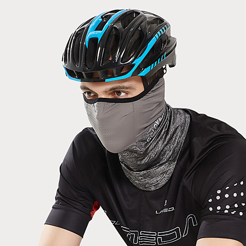

Cycling Face Mask Cover Neck Gaiter Neck Tube Balaclava Pollution Protection Mask Patchwork Windproof UV Resistant Breathability Anti-Insect Reflective Strips Bike / Cycling Black Grey Dark Gray for
