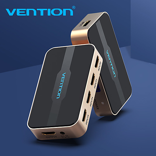 

Vention HDMI-compatible Splitter Switch 5 input 1 output HDMI-compatible Switcher 5X1 for XBOX 360 PS4/3 Smart Android HDTV 4K 5 Port HDMI-compatible Adapter