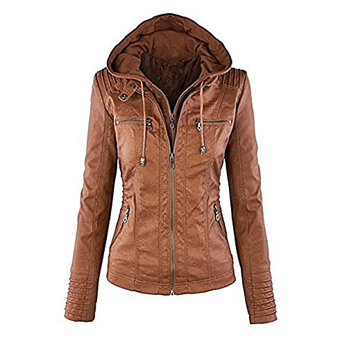

Women's Coat Casual / Daily Fall Winter Regular Coat Regular Fit Casual Jacket Solid Color Others Almond White