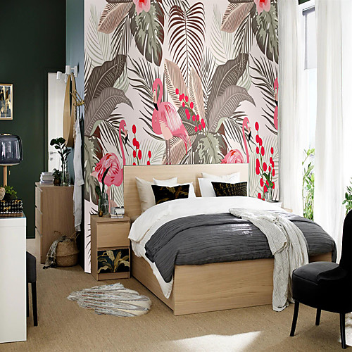 

Mural Wallpaper Wall Sticker Covering Print Peel and Stick Removable Tropical Palm Leaf Canvas Home Décor